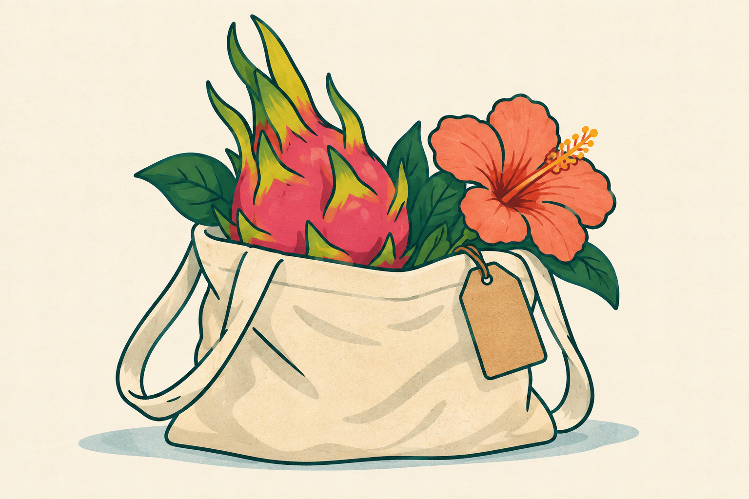 Today's AI postcard: What interesting thing have you found at a market or shop lately?